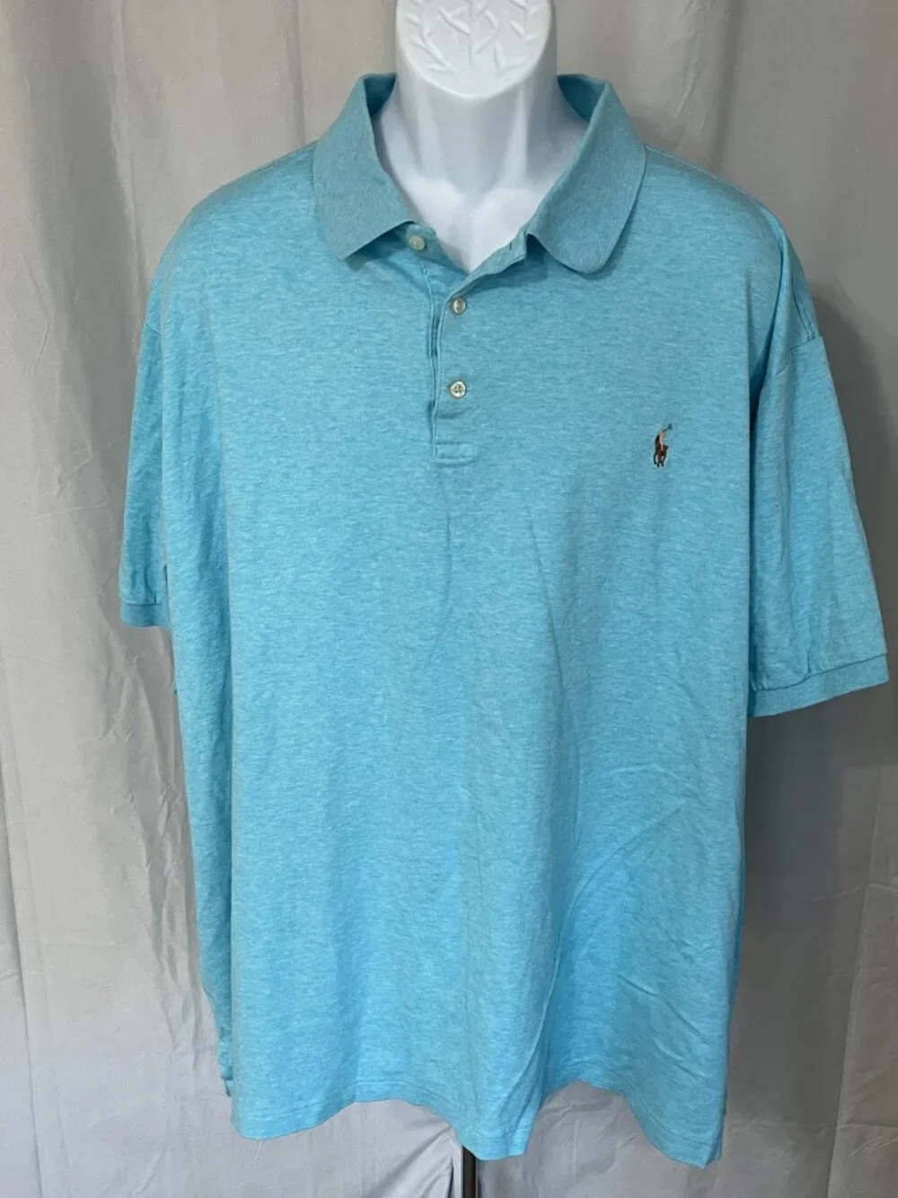⛳ Polo Ralph Lauren Men's 2-Pack Blue Golf Polo Shirts 3XLT 3XL Tall EUC 🐎